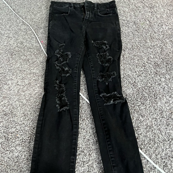 american eagle black skinny jeans! - Picture 1 of 3